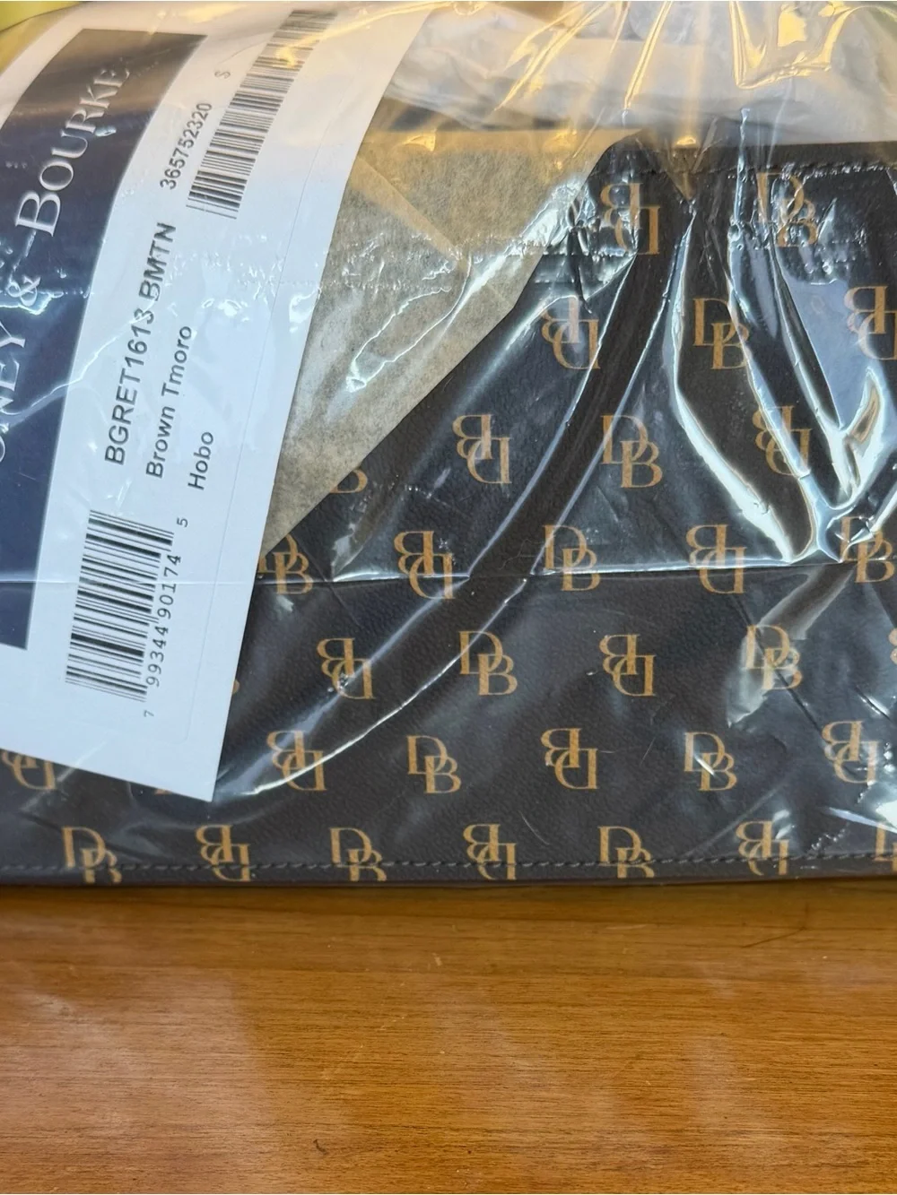NWT Dooney & Bourke Gretta Hobo Bag Brown Tmoro | Quiet Luxury Americana | OS